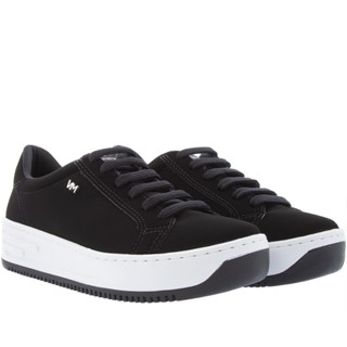 Tênis Via Marte Flatform Casual Nobuck Feminino Preto