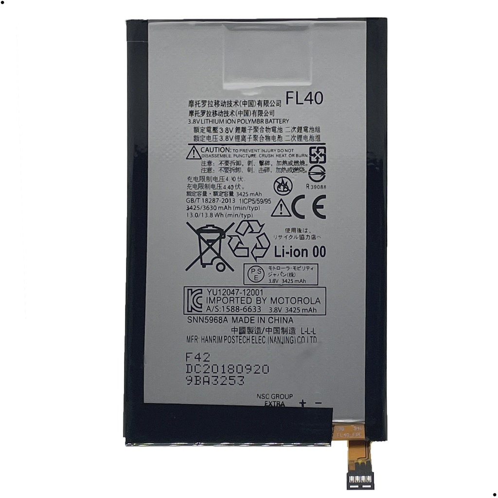 POWER Bateria FL40 Compativel com Moto X Play XT-1563