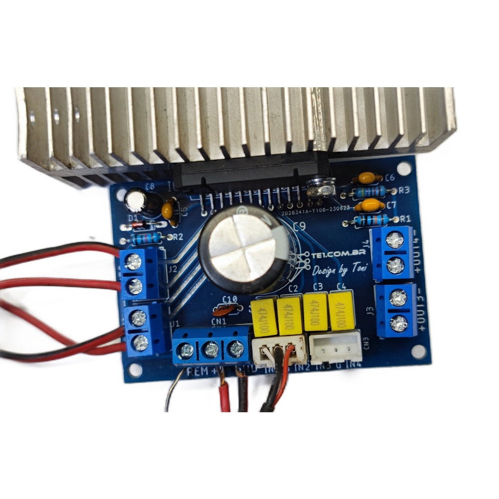 Tda7388 Kit Montar Amplificador Som equivalente TDa7850