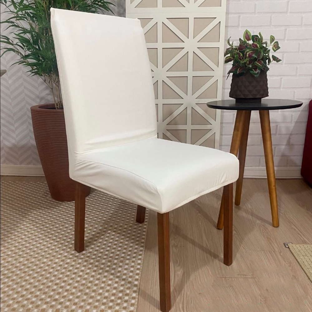 Kit 4 Capa de Cadeira Corino Importado Impermeável Luxo em Oferta na Shopee