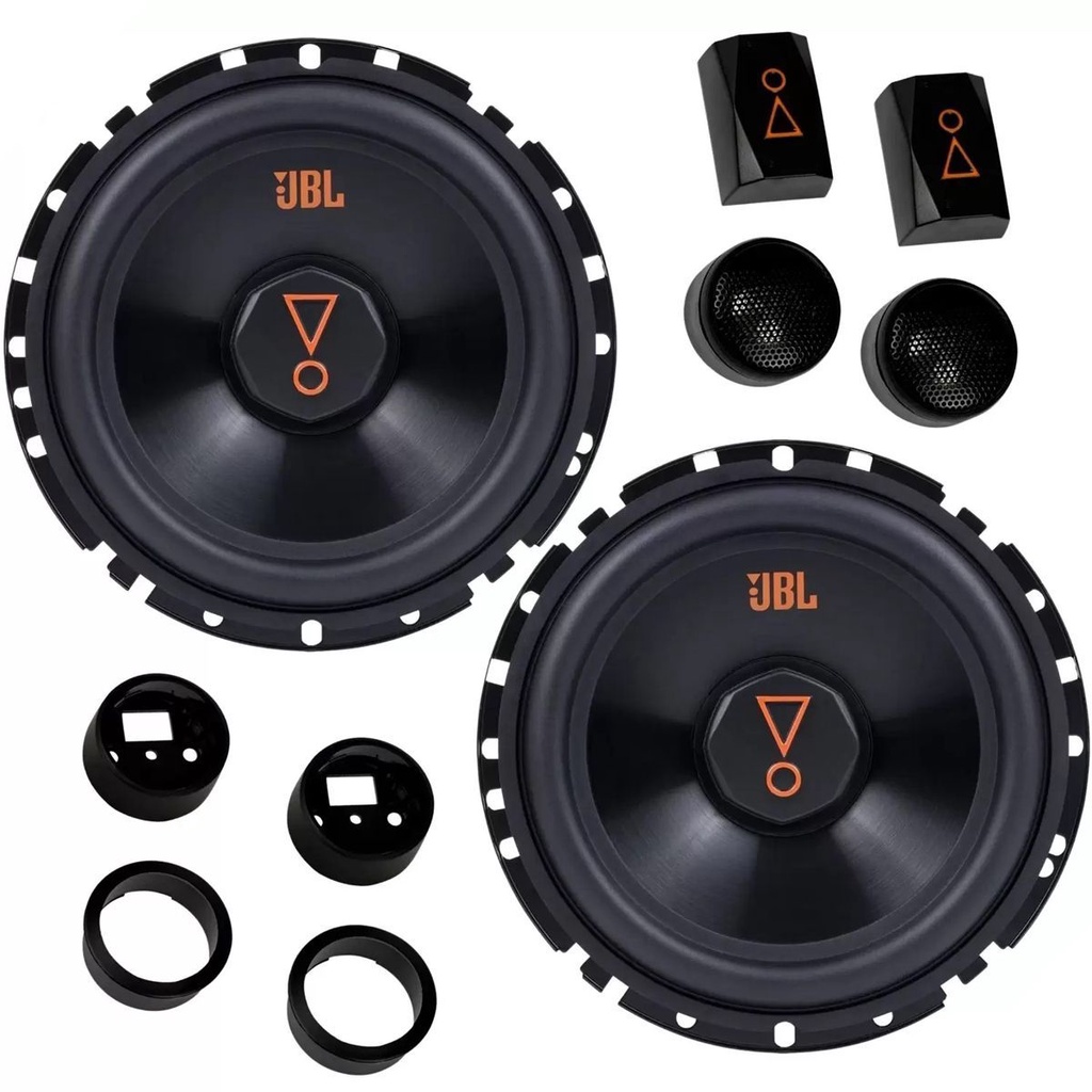 Alto Falantes 6 Polegadas JBL Kit Duas Vias 62VMS80 160W RMS em Oferta na Shopee