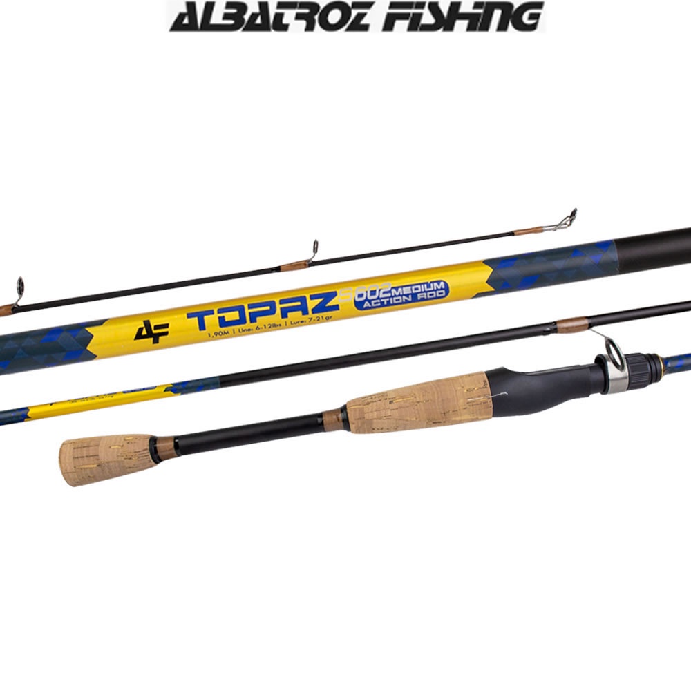 Vara Topaz Carbono Albatroz Para Molinete 1,80m 6-12lbs Casting 7-21g em Oferta na Shopee
