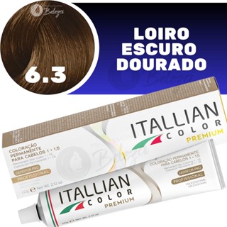 Coloração Itallian Color Louro Escuro Dourado 6.3 60g