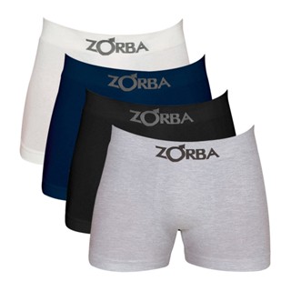 Kit Com 4 Cuecas Box Boxer Zorba 781 Sortido
