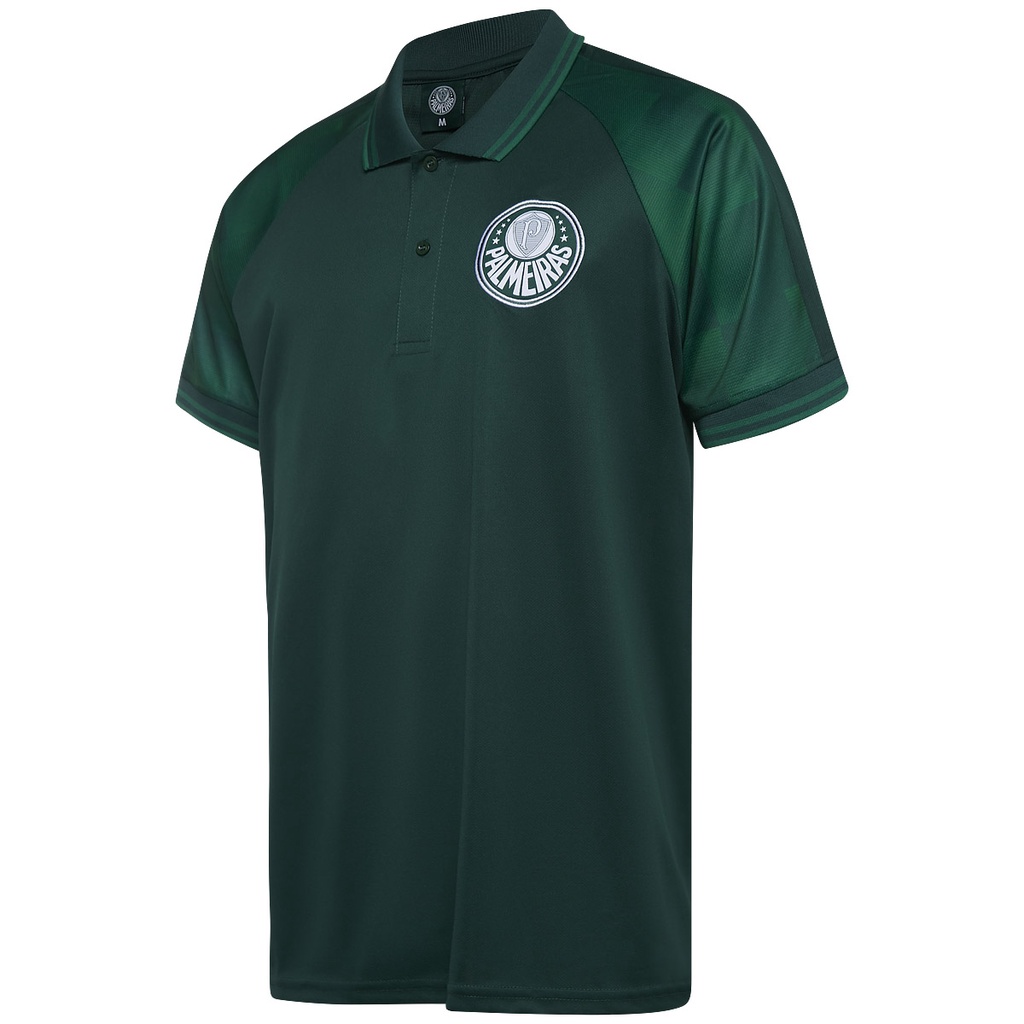 Camisa Polo Palmeiras 1914 Verde Escura Masculina Oficial
