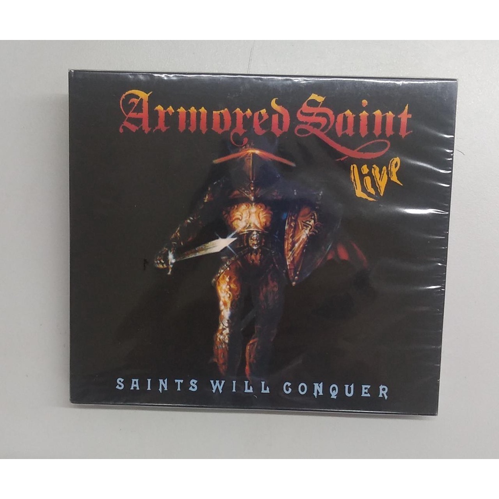CD Armored Saint Saints Will Conquer Live Slipcase