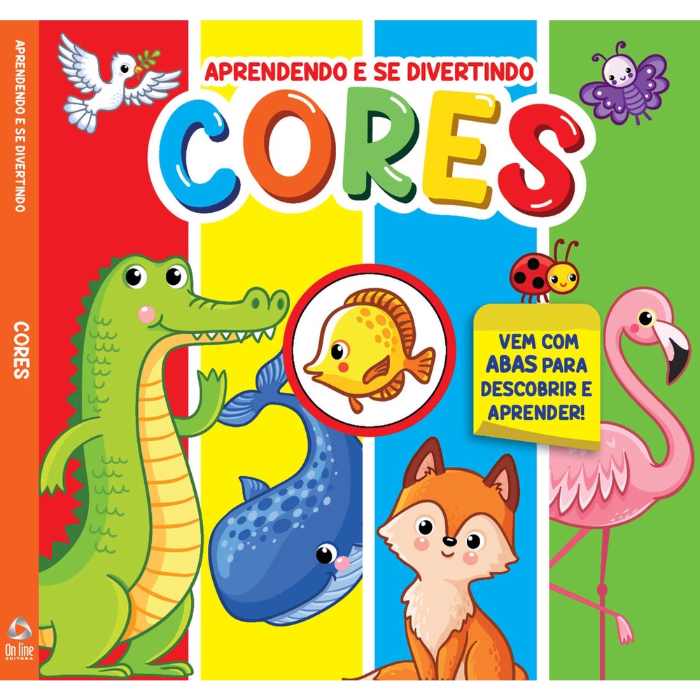Livro Aprendendo e se Divertindo | Cores