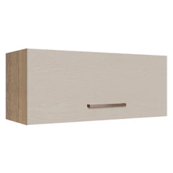 Armário de Cozinha Aéreo 80 cm 1 Porta Basculante Rustic/Crema Agata Madesa