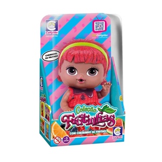 Brinquedo Boneca Coleção Frutinhas Morango e Chocolate com Cheirinho de Frutas 19cm em Plástico Vinil Cotiplas - 2513 em Oferta na Shopee
