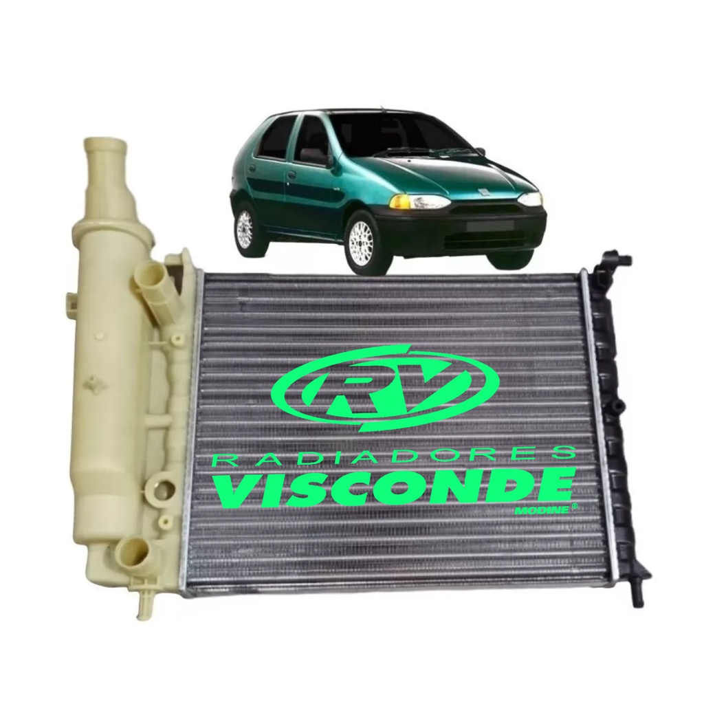 Radiador Fiat Palio 1.0 1996 1997 1998 Sem Ar C Reservatório