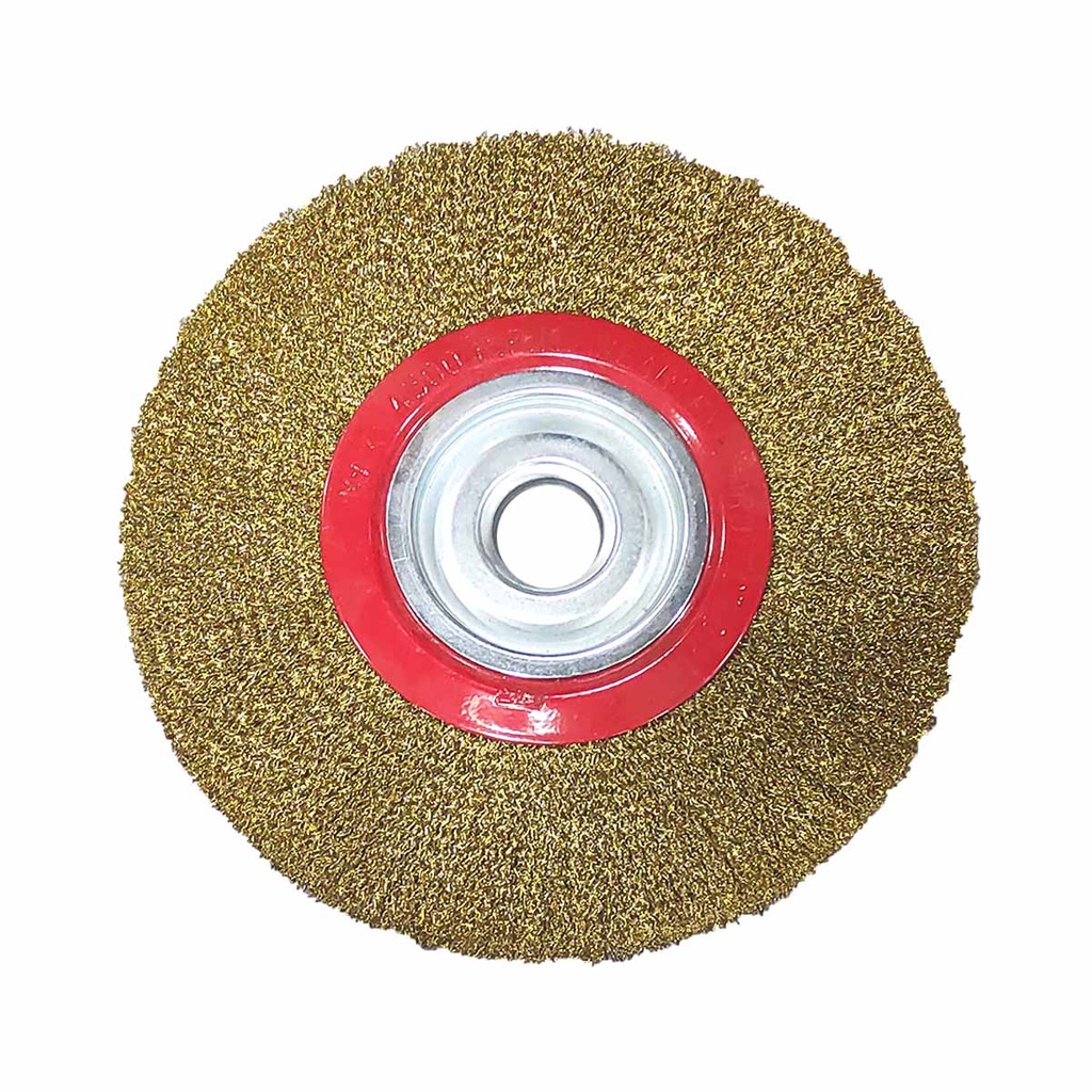 Escova Circular Latonada 6'' X 3/4" Moto Esmeril DISFLEX