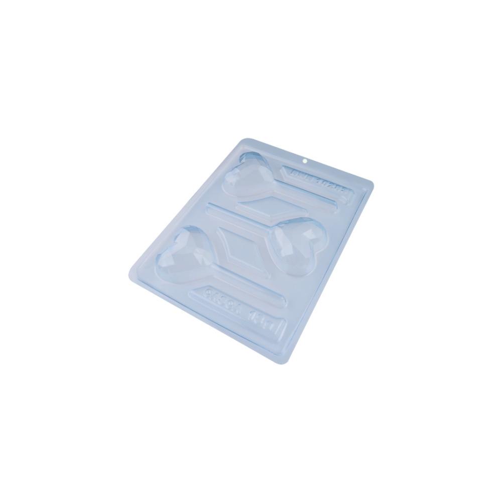 Forma Especial Silicone Bwb Pirulito Coração Lapidado
