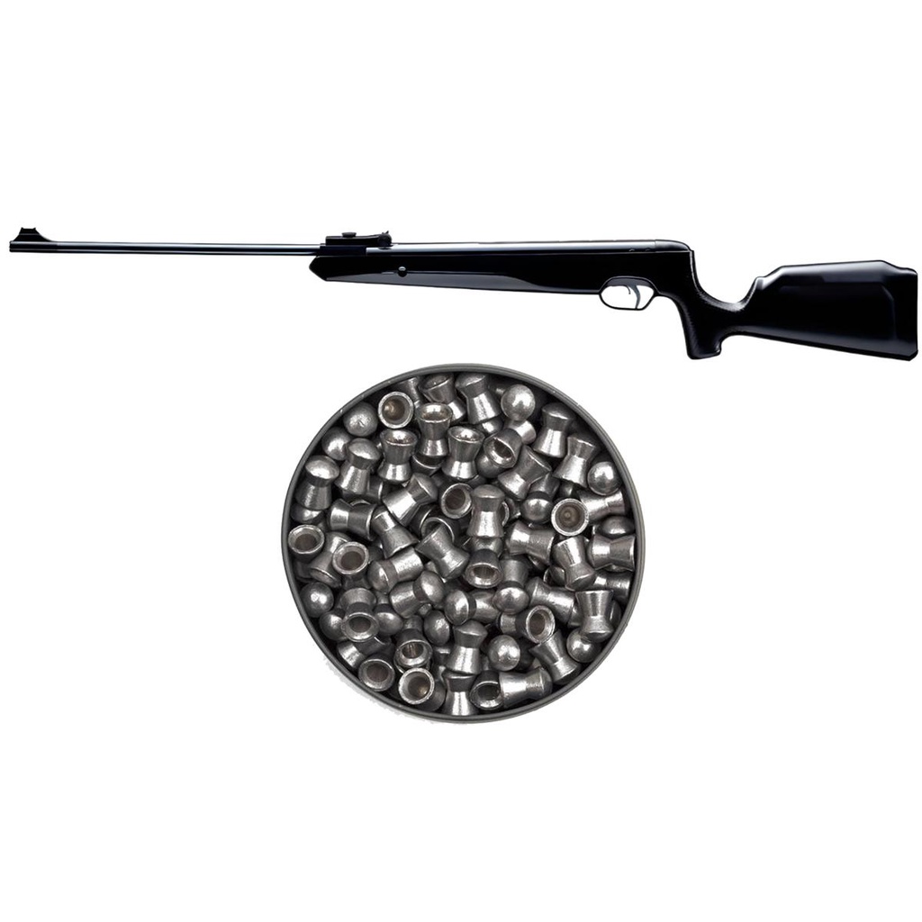 Carabina de Pressão Naja 5.5mm Pistão Nitro 60kg - Tag + Chumbo