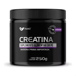 Creatina Monohidratada Creatine Turbo 250g - Muwiz - 100% Pura Importada