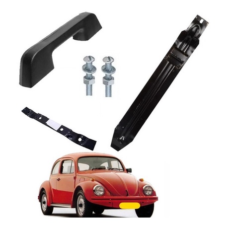 Chapa Fixacao + Descansa Braco Ou Puxador Porta Fusca 1 Lado em Oferta na Shopee