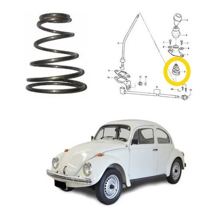 Mola Alavanca Cambio Fusca Brasilia Variant