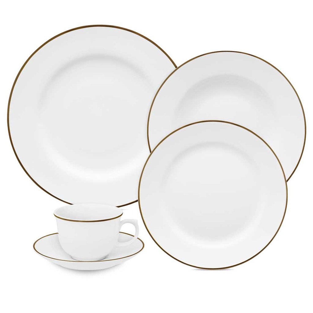 Aparelho de Jantar E Chá 30 Pçs Oxford Flamingo Sofia em Oferta na Shopee