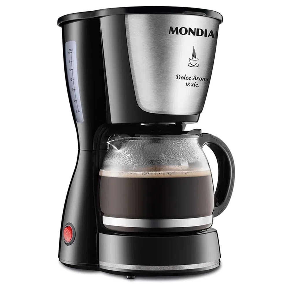 Cafeteira Elétrica, 18 xícaras, Mondial Dolce Arome C-30-18X , 550W, 220V - PRETA em Oferta na Shopee