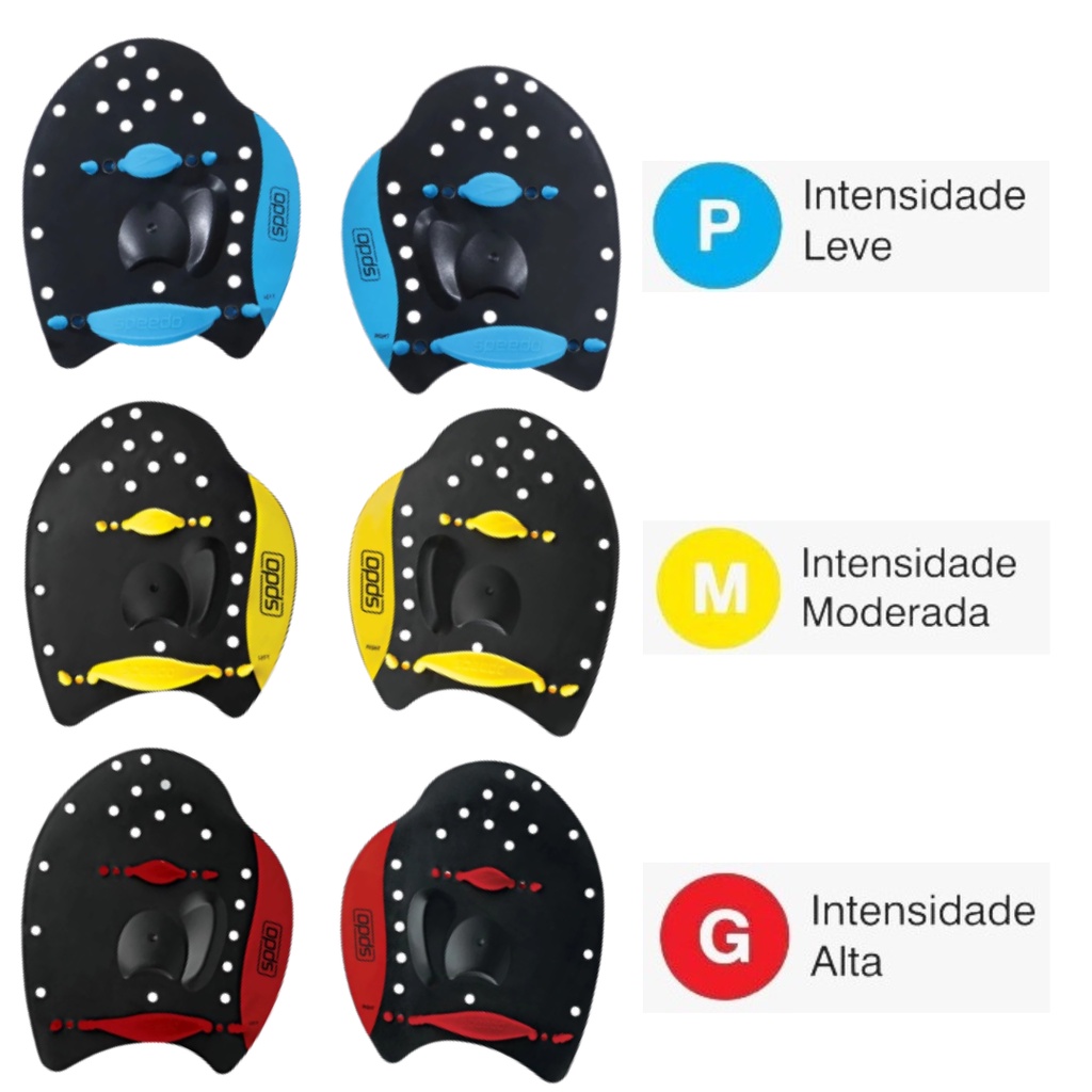 Palmar de Natação Treino Power Paddles Speedo nadadeira