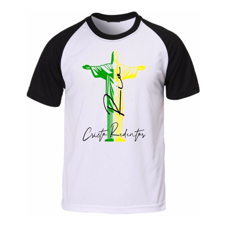 Camiseta camisa Masculina Rio Cristo Redentor rio de janeiro turista