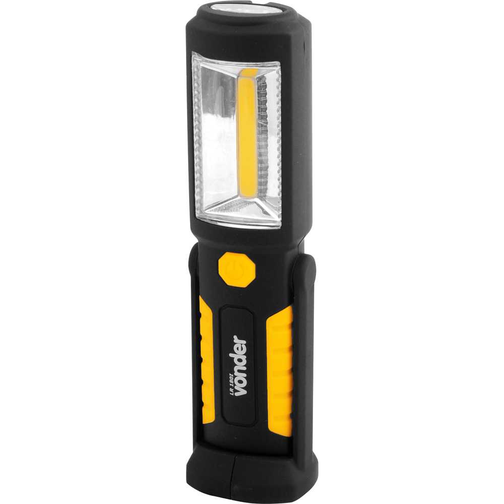 Lanterna Led LR180I Recarregavel 2W 3 Leds Vonder