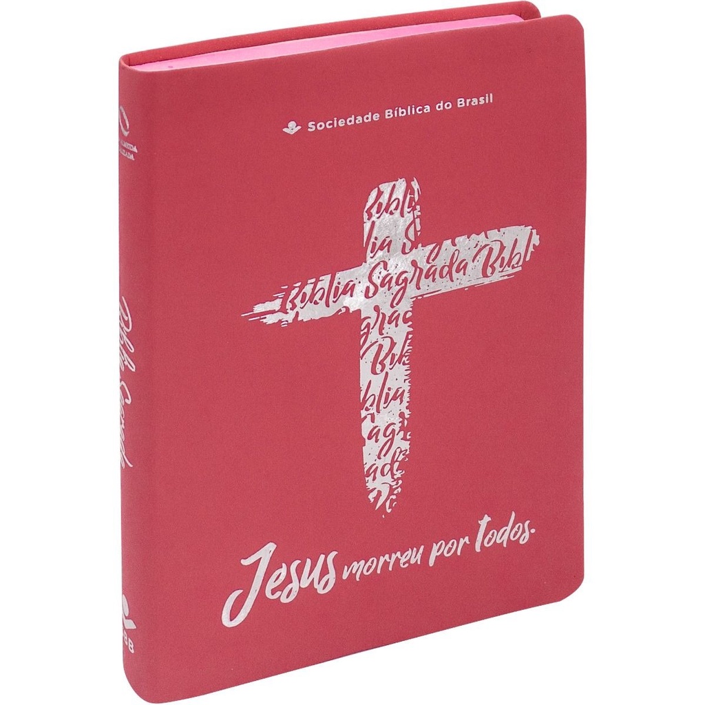 Bíblia Sagrada NAA | Letra Grande | Pink Cruz