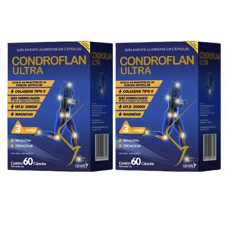 Kit 2 Unidades Suplemento Alimentar Condroflan Ultra Airela 60 Cápsulas em Oferta na Shopee