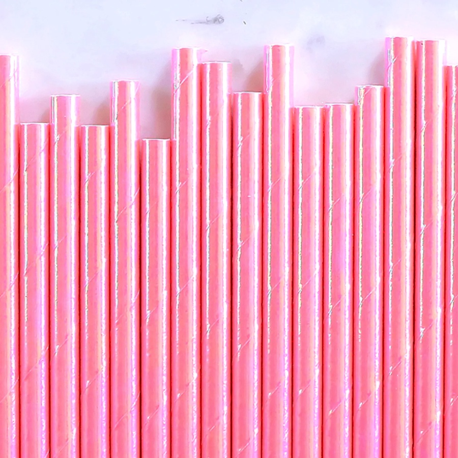 Canudo de Papel Rosa - TP002N-ROS - 12 unidades - ArtLille em Oferta na Shopee