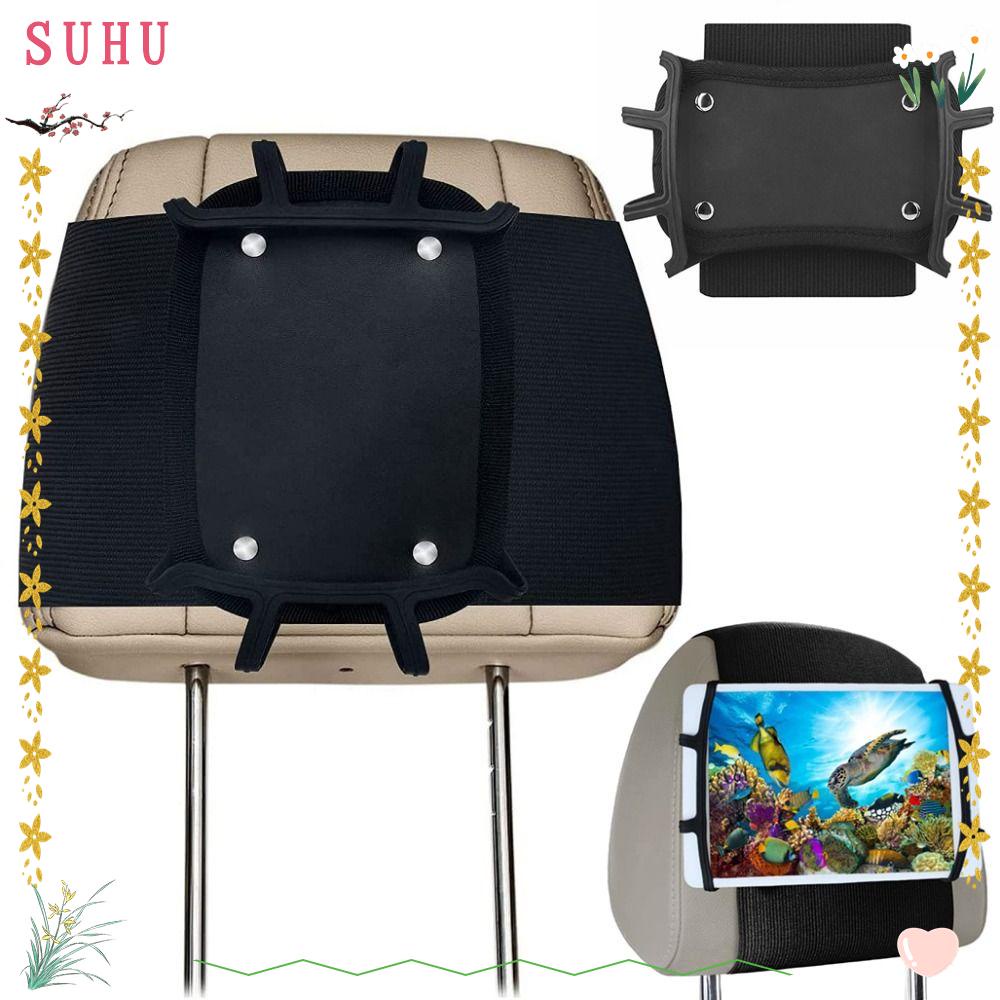 SUHU Montagem Do Encosto De Cabeça Carro Nova Capa De Silicone Tablet PC Ajustável Para iPad Tablets Phone