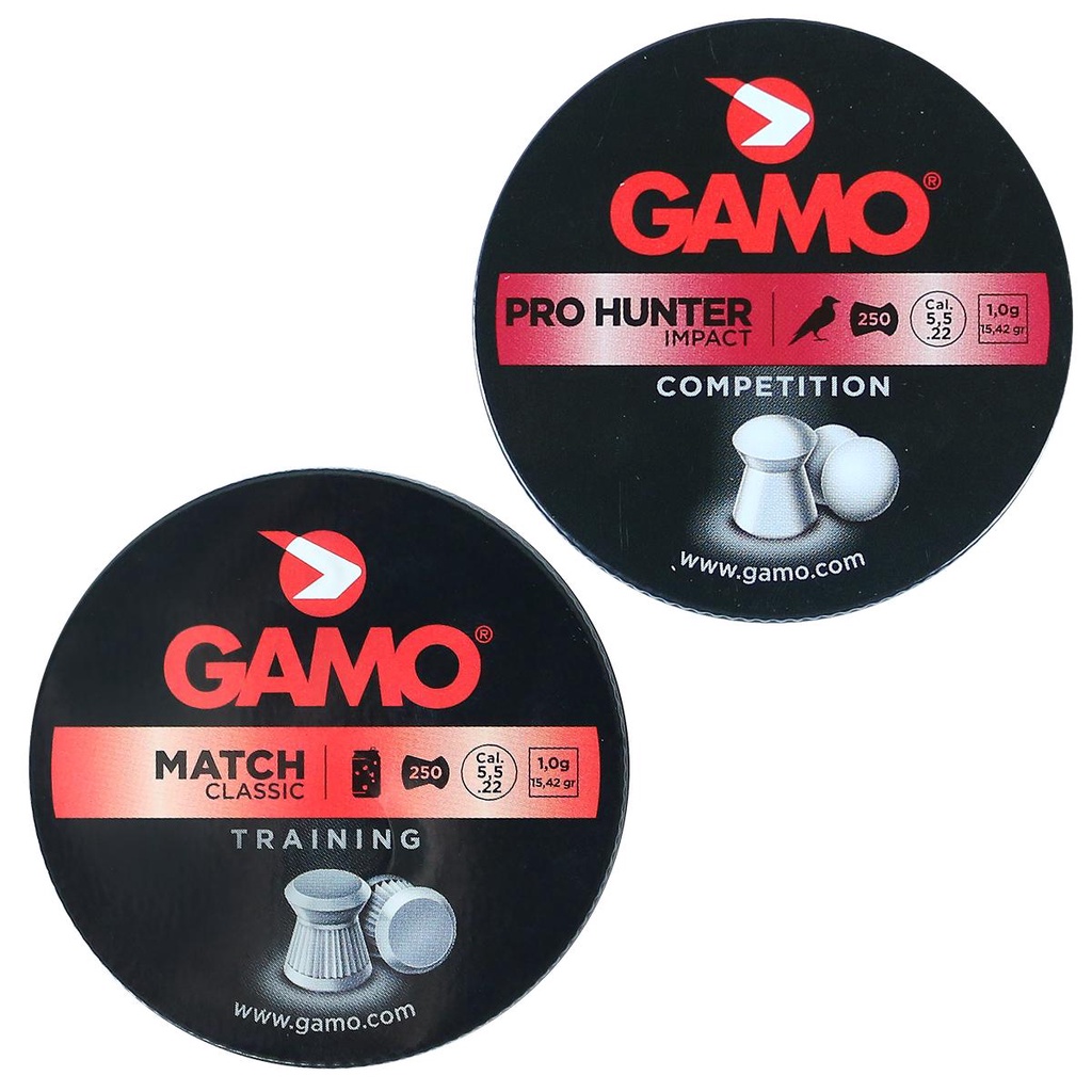 Chumbinho Gamo 5.5 Classic Match Training + Hunter Impact em Oferta na Shopee