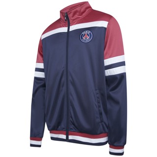 Jaqueta PSG Paris Saint Germain Manga Vermelha Masculino