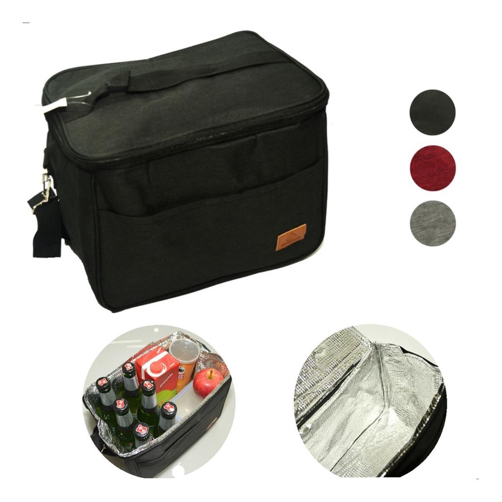 Bolsa Termica 10 Litros Lancheira Camping Praia Pesca com Alca transversal
