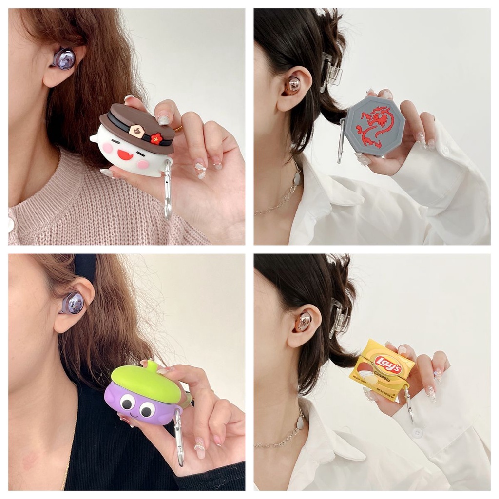 Capa Para Samsung Galaxy Buds 2 / Buds Live / Buds FE / Buds2 Pro / Buds Pro Cartoon Fashion Silicone Protetor De Colorful
