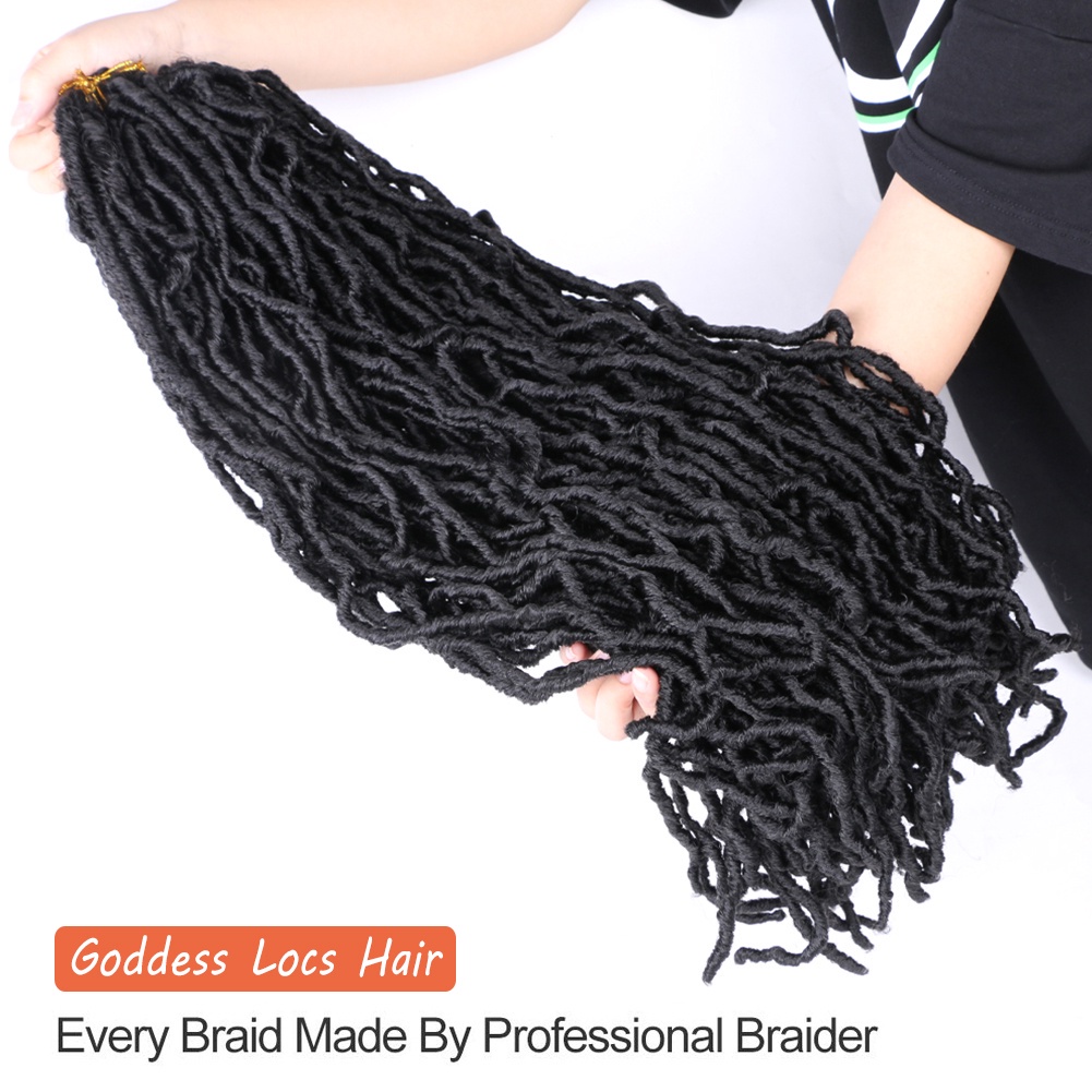 36 Polegadas Super Longos E Macios Locs Crochê Cabelos Verde Mix Blue Faux Croiding Hair Curly Dreads Fechaduras Para Looped — imagem 2 de 2
