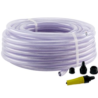 Mangueira Trançada 10m Slim Transp Engate+esguicho Forceline em Oferta na Shopee