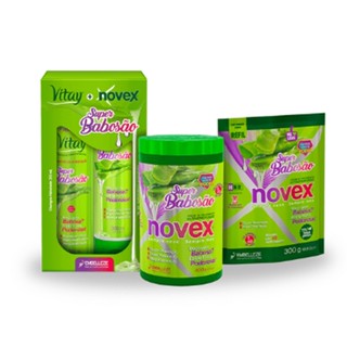 KIT DE TRATAMENTO NOVEX REFIL SUPER BABOSÃO
