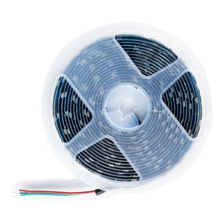 Rolo Fita De Led AJK 36w 5 Metros RGB Endereçável Com Tensão 12V Com 150 LED