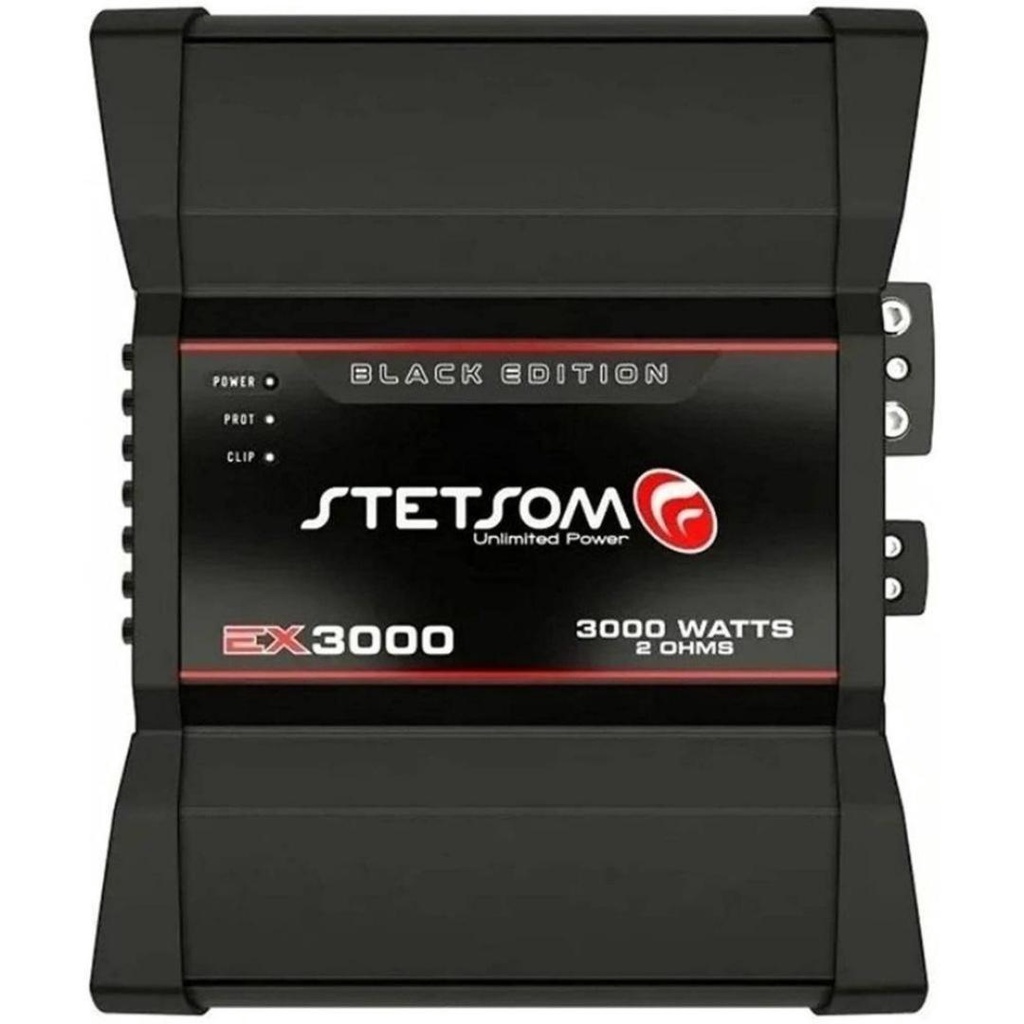 Módulo Amplificador Stetsom EX3000 Black 3000WRMS 1 Canal