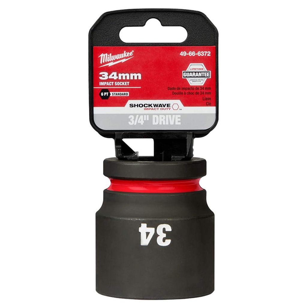 Soquete Impacto F 3/4" X 34mm X 70mm 49-66-6372 Milwaukee