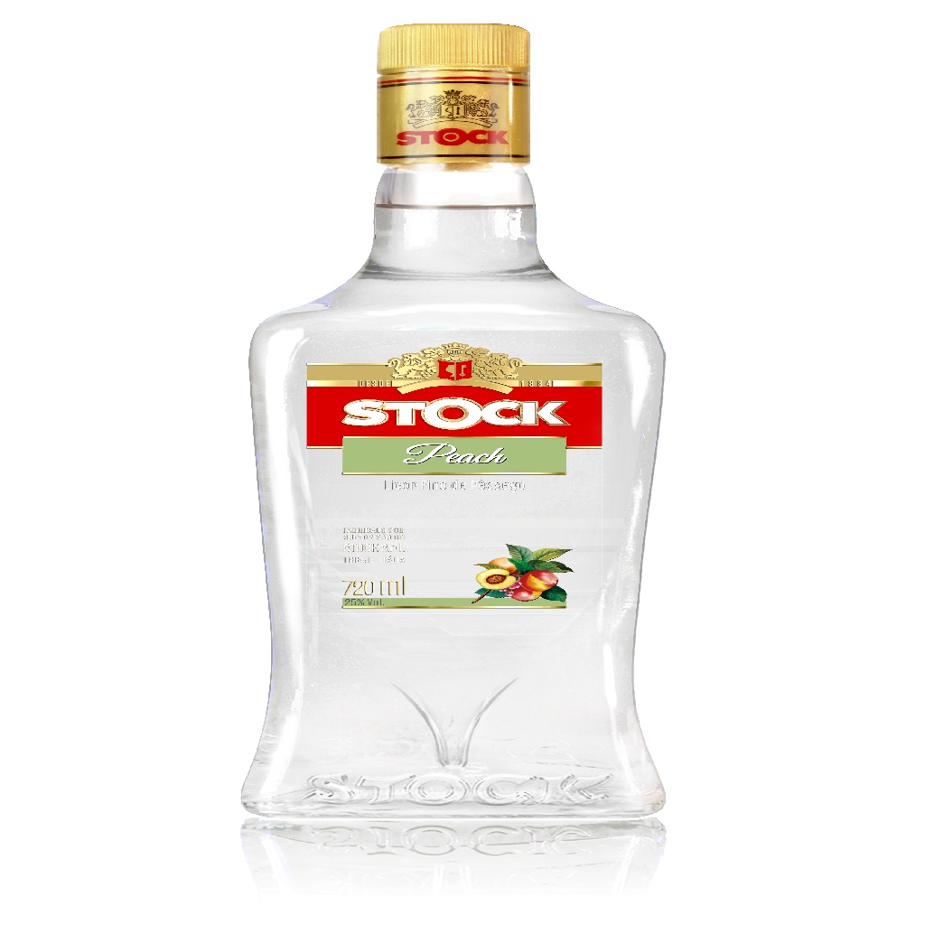 Licor Peach Stock Garrafa De 720ml - Food & Beverages