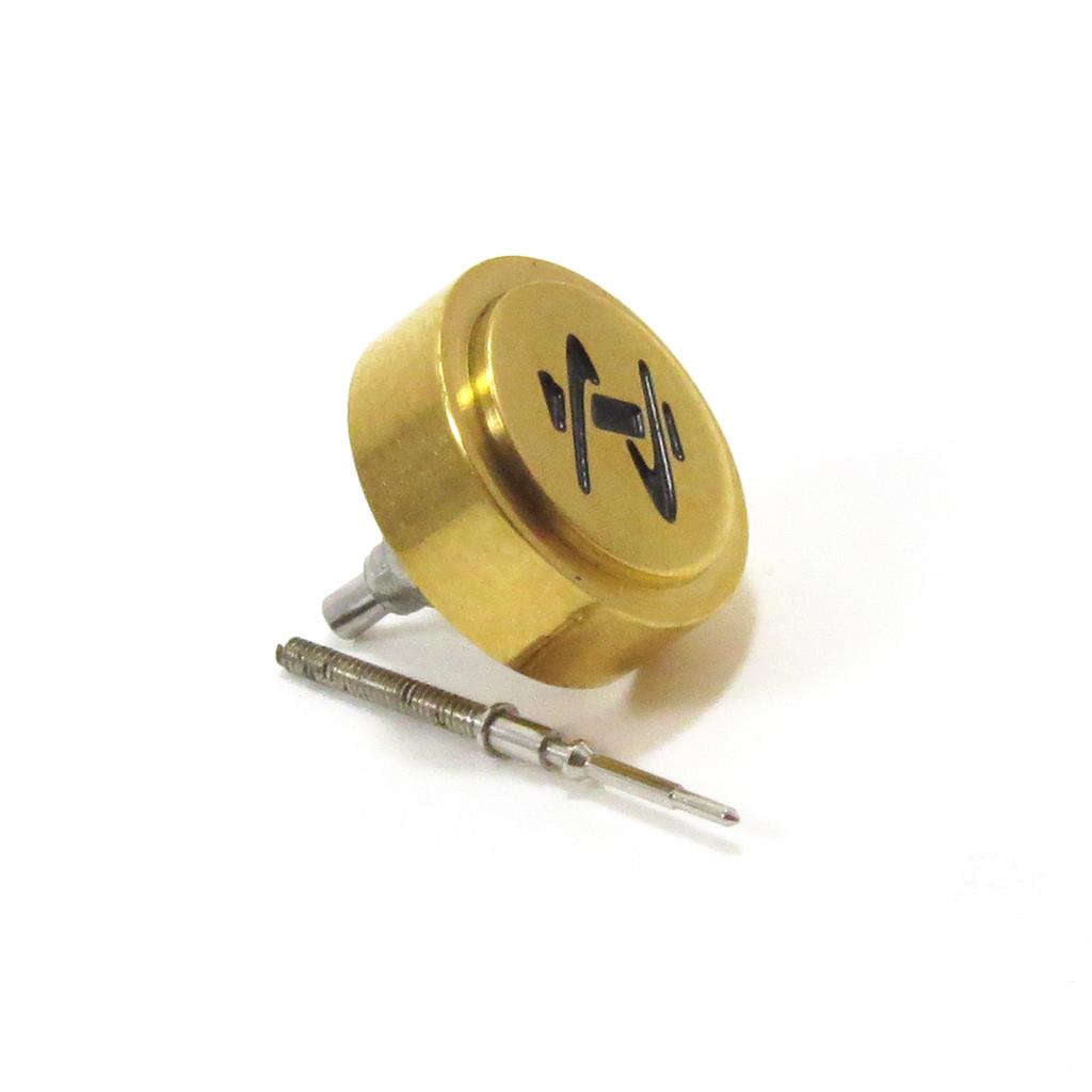 Coroa e Tige Para Relogio Invicta Excursion Dourado