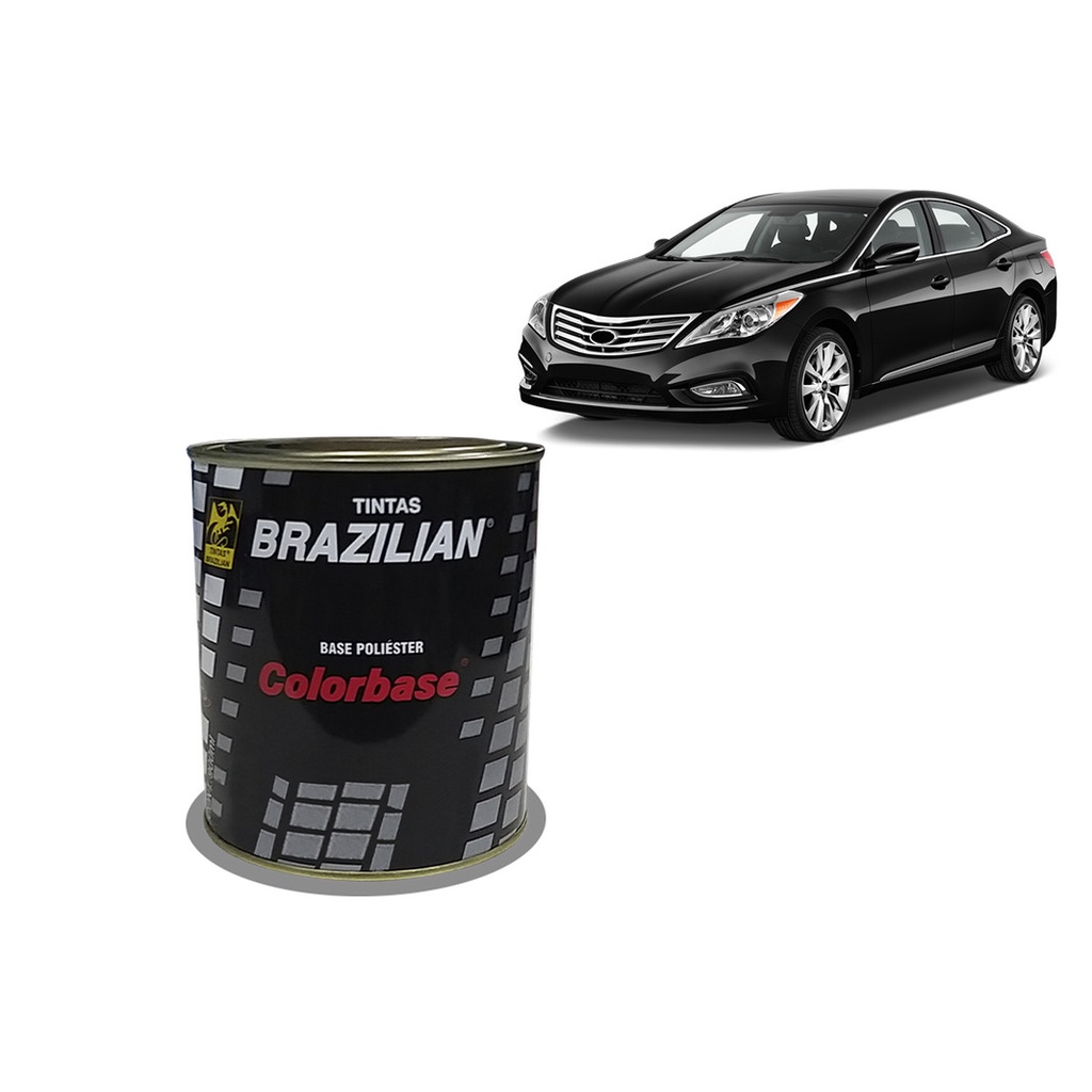 Tinta Automotiva Colorbase Brazilian Base Poliéster Hyundai Cor Preto Onix 900 Ml 2005 2006 2007 2008 2009 2010 2011 2012 2013 2014 2015 2016 2017 2018 2019 2020 2021 2022 2023