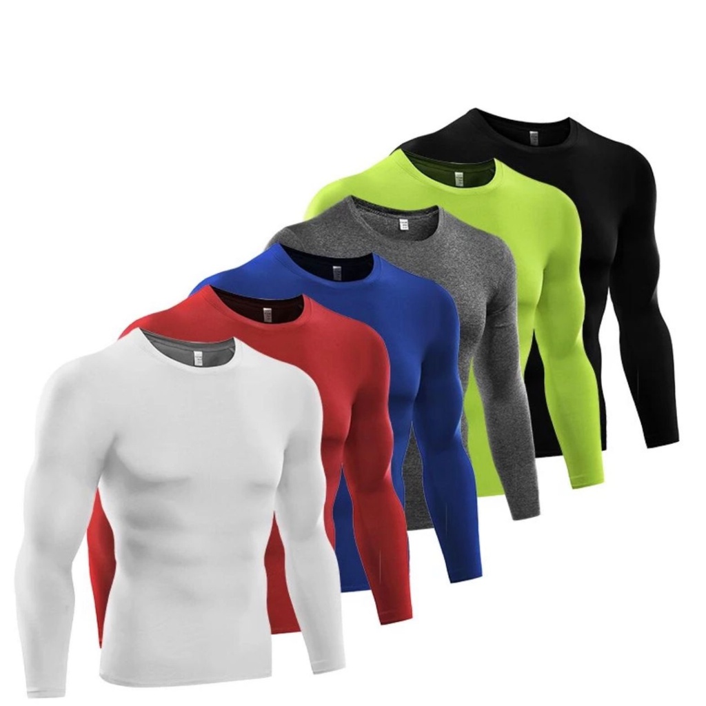 Camiseta Proteção Uv50+ Blusa Térmica Segunda Pele Manga Longa Unissex