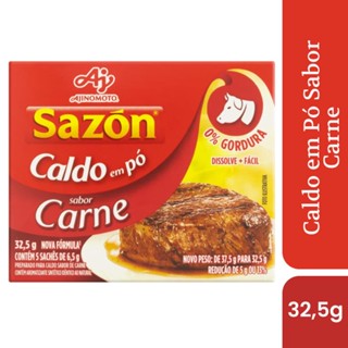 Caldo em pó sazón sabor carne 32,5g