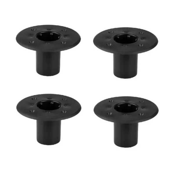 4 Suporte Copo Chapéu Para Pedestal Plástico Caixa De Som Caixa Profissional