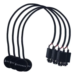 Kit 10 Captador Contato Piezo Cavaco Ukulele Banjo Violao