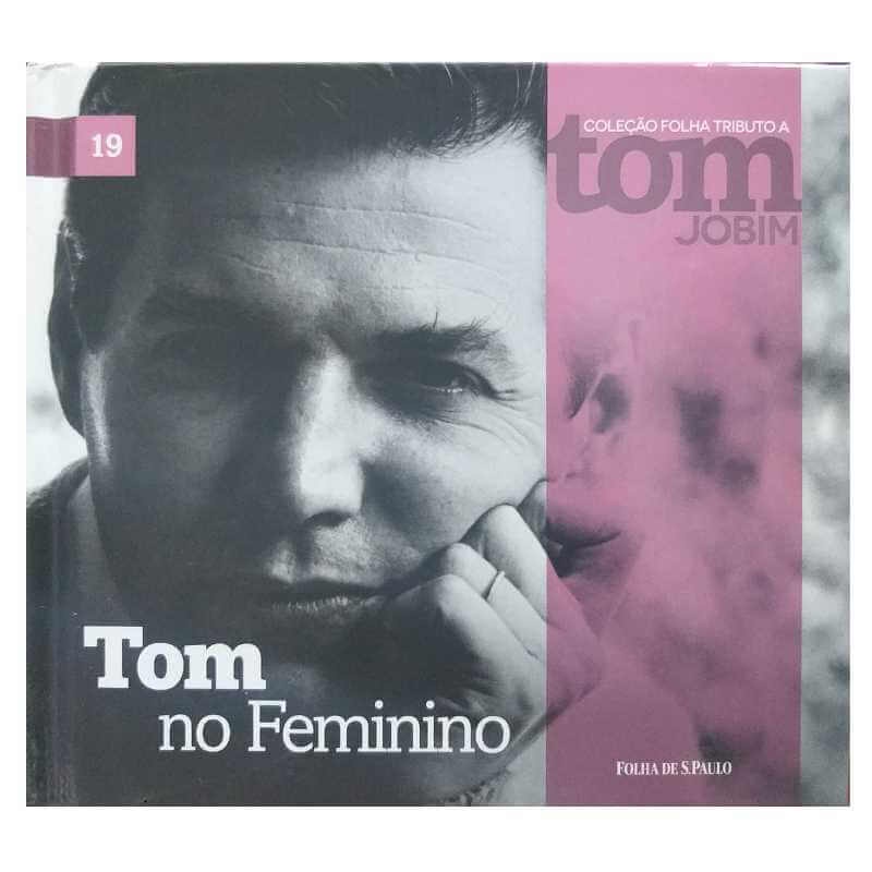 Livro Físico Com CD Coleção Folha Tributo A Tom Jobim Volume 19 Tom no Feminino
