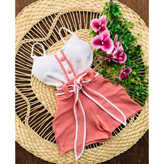Conjunto Social Feminino Short e Blusa de Alça com Bojo de Malha