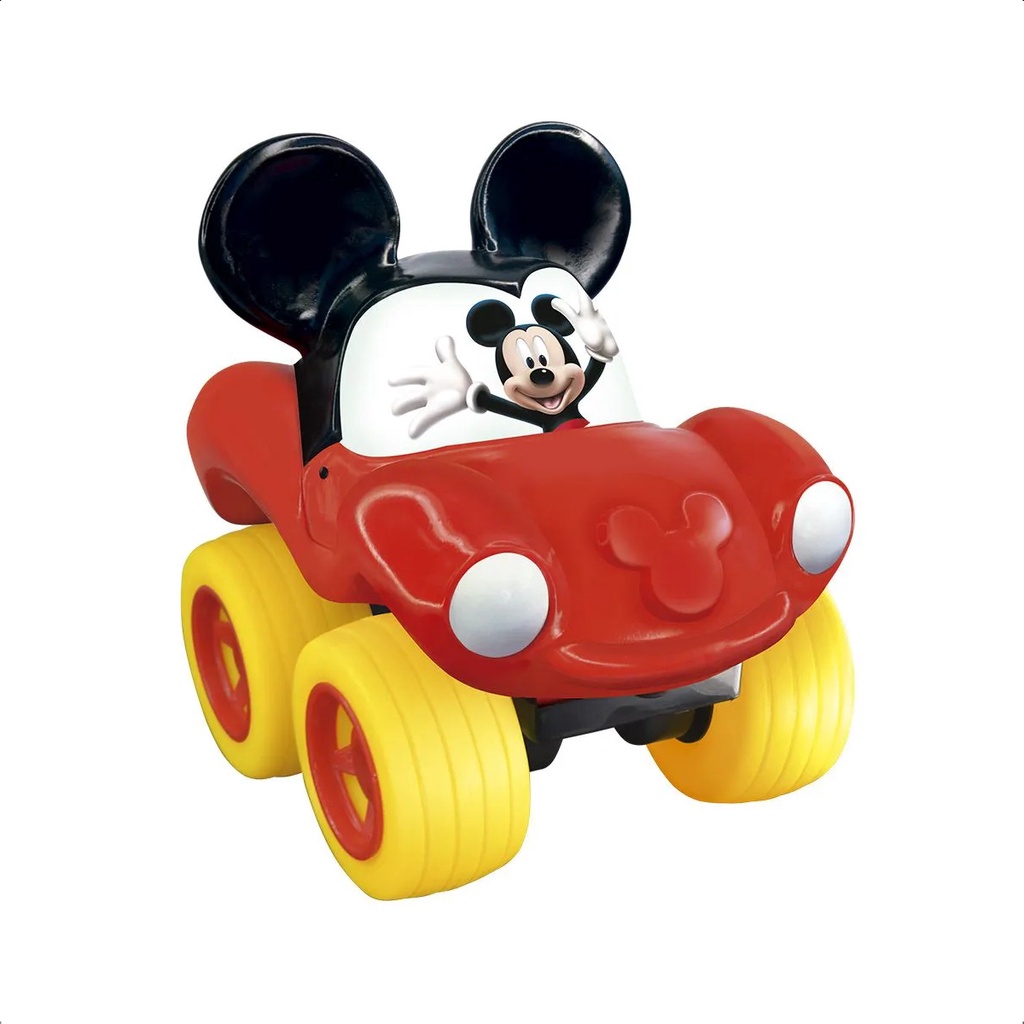 Fofomóvel Mickey Lider Brinquedos Vermelho +4 meses Vinil Macio Rodas Livres Atóxico - 2832 em Oferta na Shopee