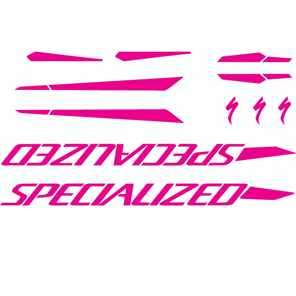 Adesivo kit Specialized Rosa Bicicleta Mountain Bike Quadro